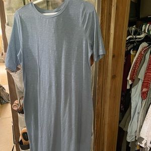 Long blue dress. Size M
